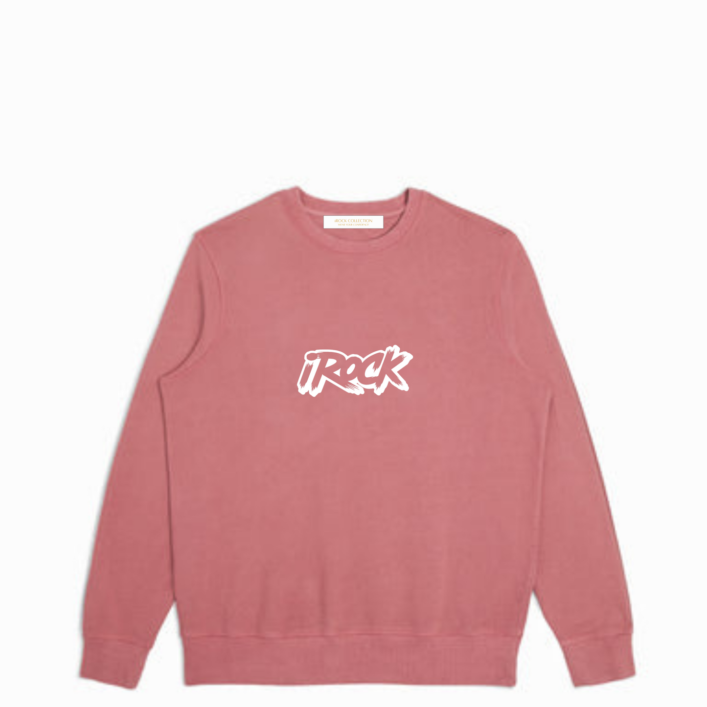 iRock Rosewood Organic Cotton French Terry Crewneck Sweatshirt