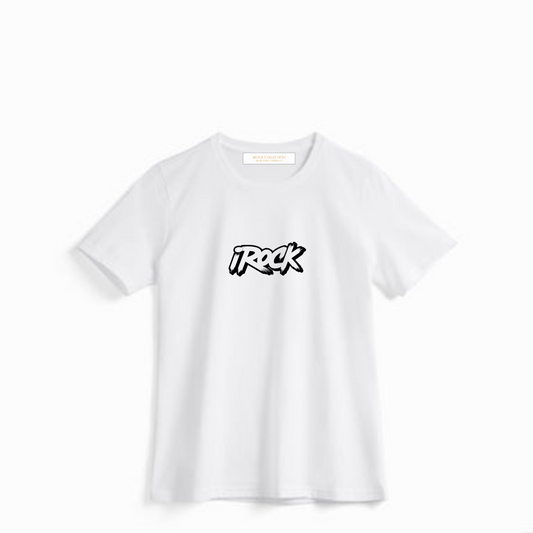 iRock  White American Grown Supima® 100% Cotton 6oz T-Shirt