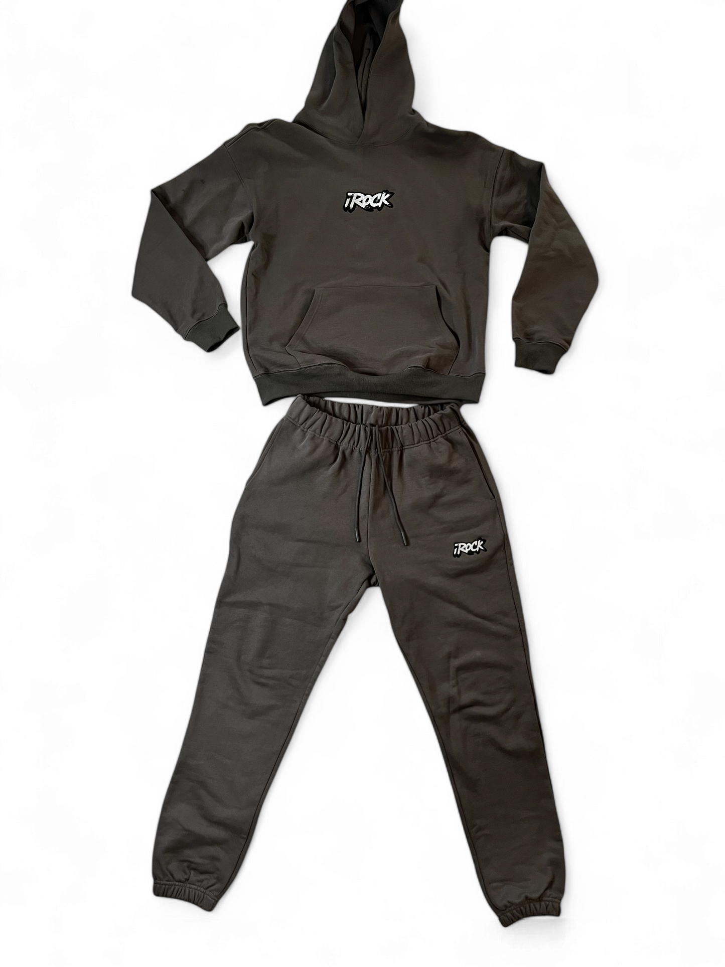 Smoke Grey Terry Cloth Set