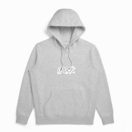 iRock Heather Grey Organic Cotton French Terry Hooded Sweatshirt