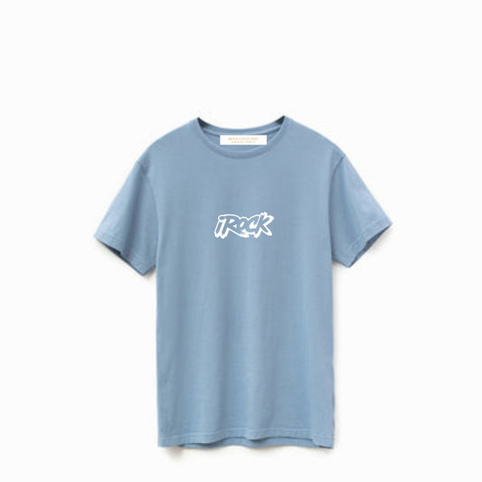 iRock Cloudy Blue American Grown Supima® 100% Cotton 6oz T-Shirt